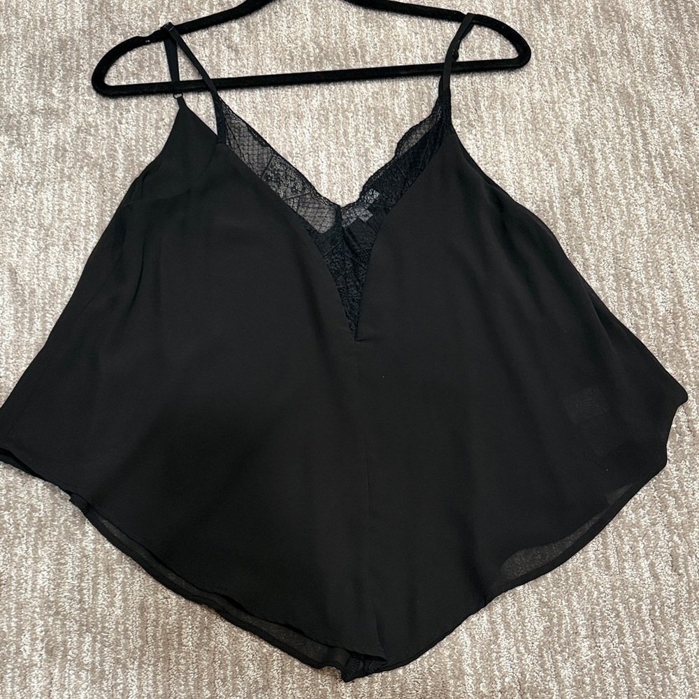 Wishlist Black Lace Cami Top